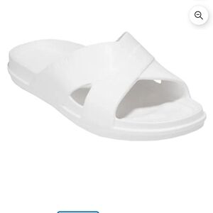 NEW! COLE HAAN Women's White Slide Sandals